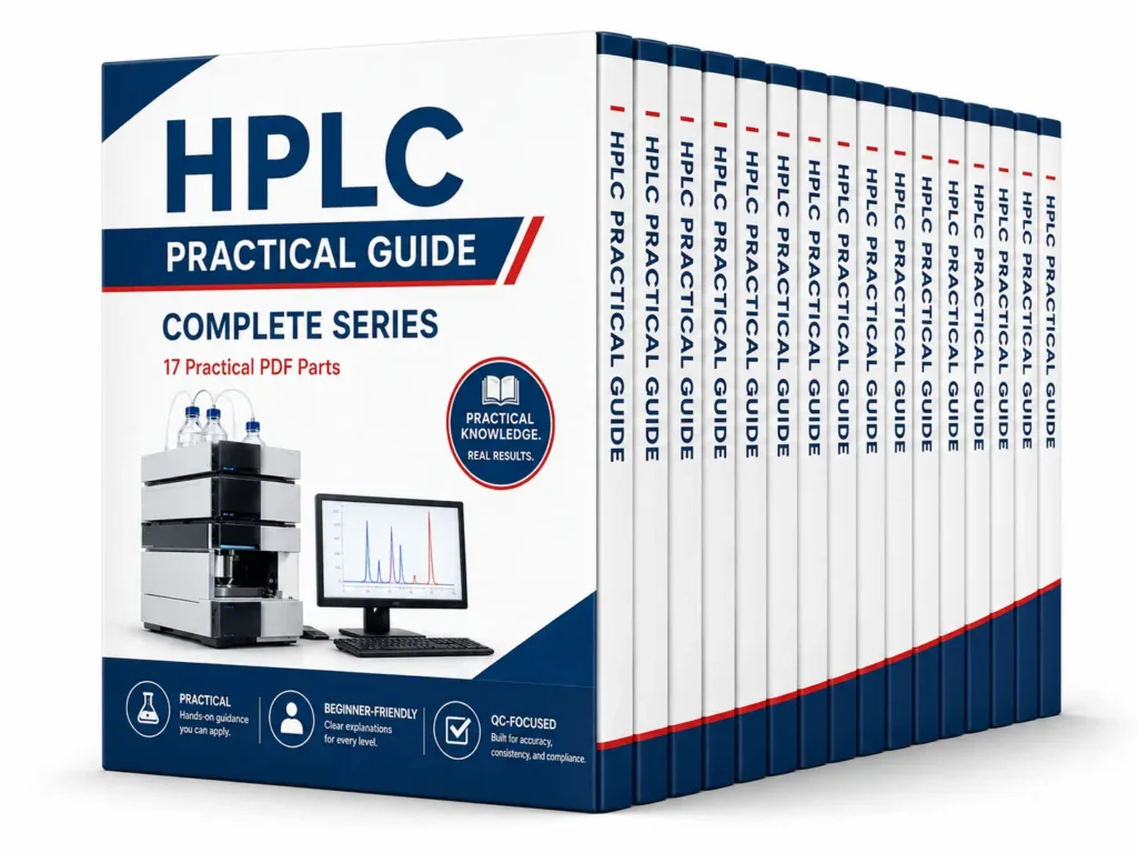 HPLC Practical Guide complete 17-part PDF series mockup